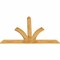 Ekena Millwork Richland Rough Sawn Timber Gable Bracket, Western Red Cedar, 84"W x 56"H x 2"D x 6"F, 16/12 Pitch GBW084X56X0206RIC00RWR - alternate 3